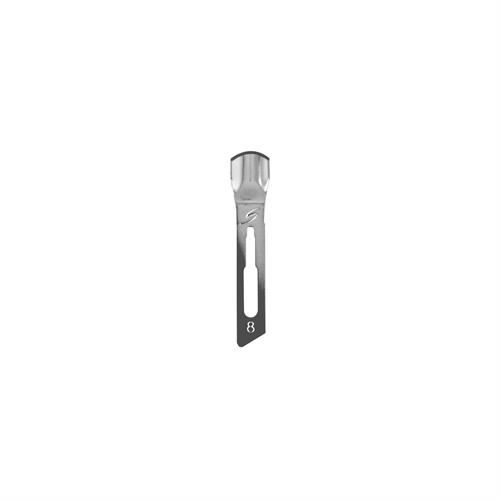Lame sgorbia sterile 8 mm inox alta qualità 50 pezzi