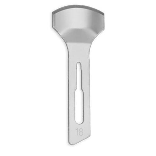 Lame sgorbia sterile 18 mm inox alta qualità 50 pezzi