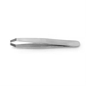 Pinza ciglia in acciaio inox granchio taglio retto