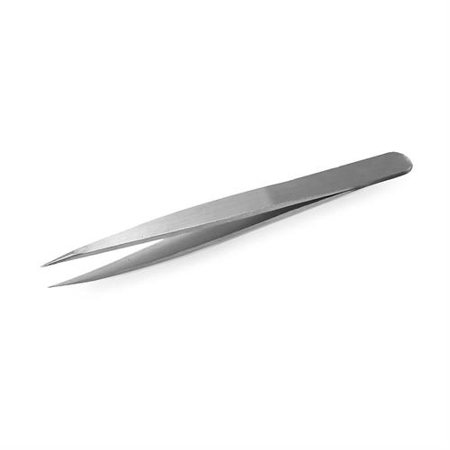 Pinza ciglia punta spillo acciaio inox retta