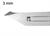 Tronchese pelli manico 12 cm tg. 3