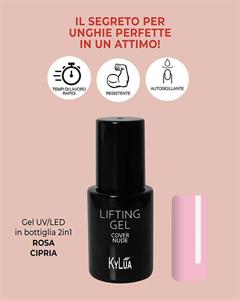 Lifting Gel Cover Nude Base Gel rosa cipria 15 ml