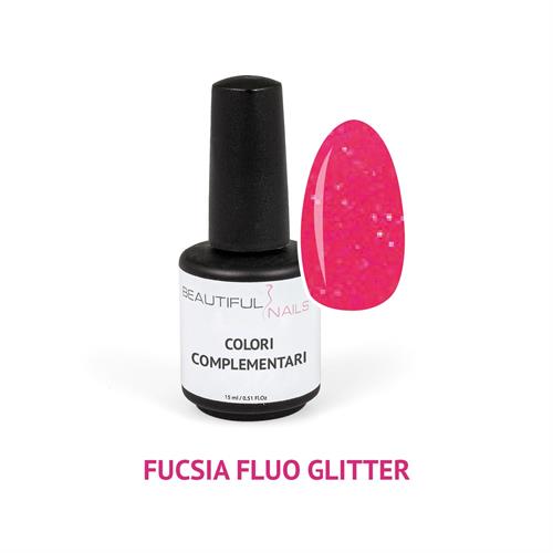 Fast gel 15 ml Fucsia fluo Glitter