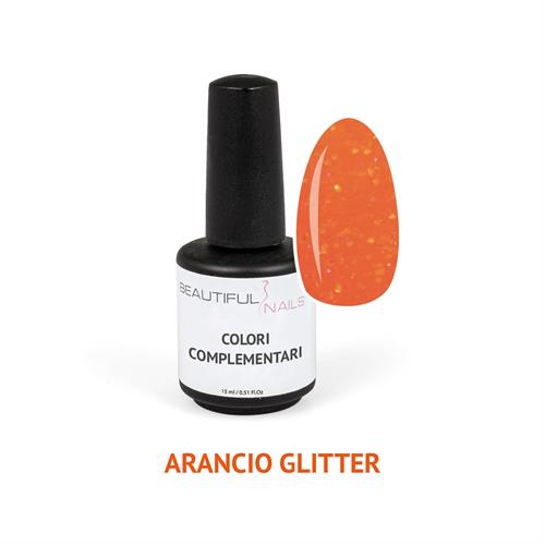 Fast gel 15 ml Arancio Glitter