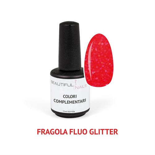 Fast gel 15 ml Fragola fluo Glitter